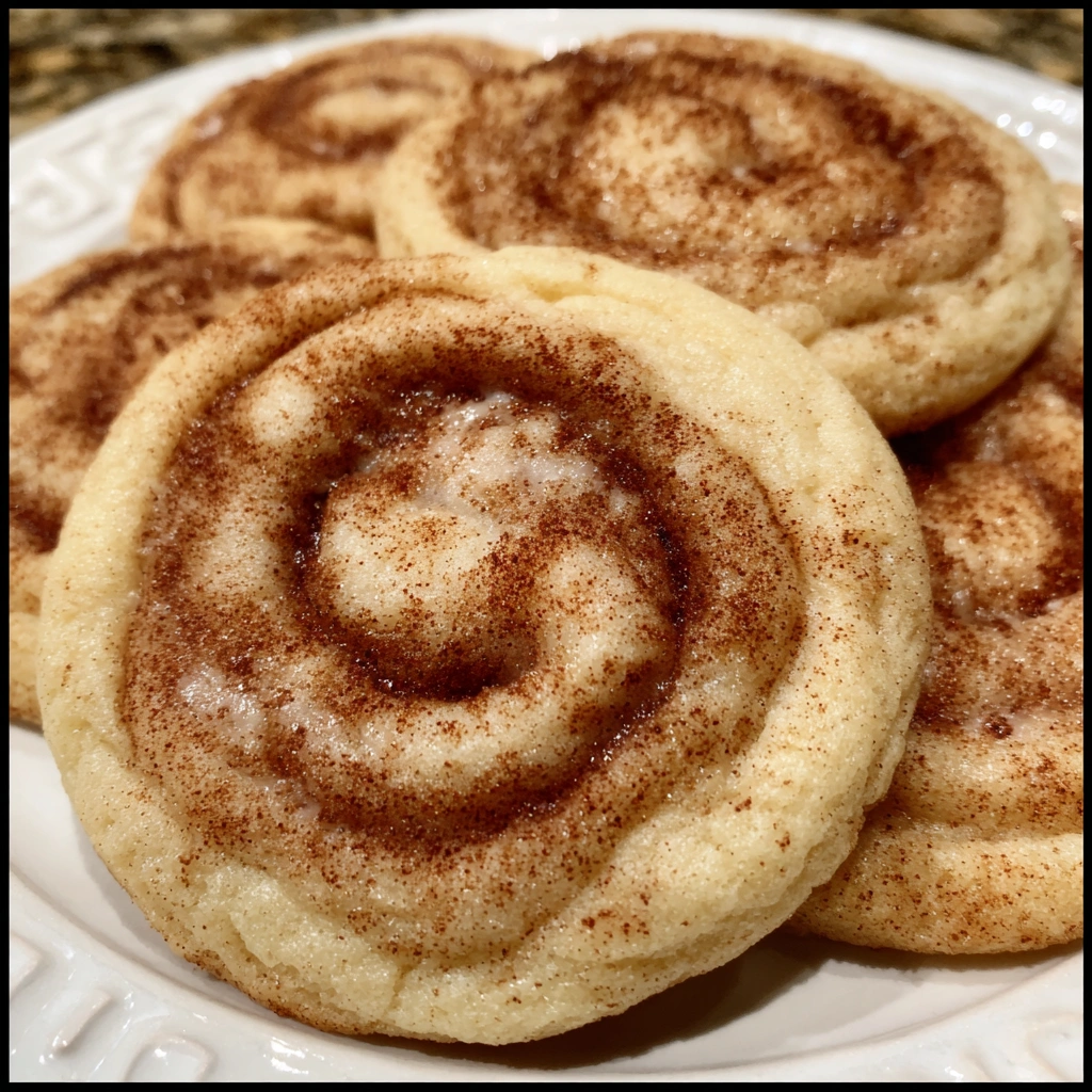 Cinnamon Roll Sugar Cookies