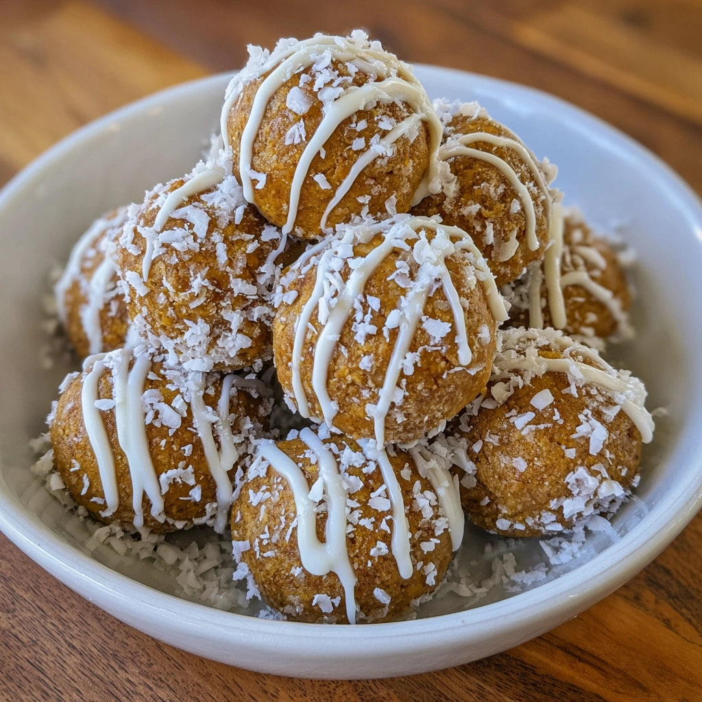 Easy No Bake Pumpkin Cheesecake Balls
