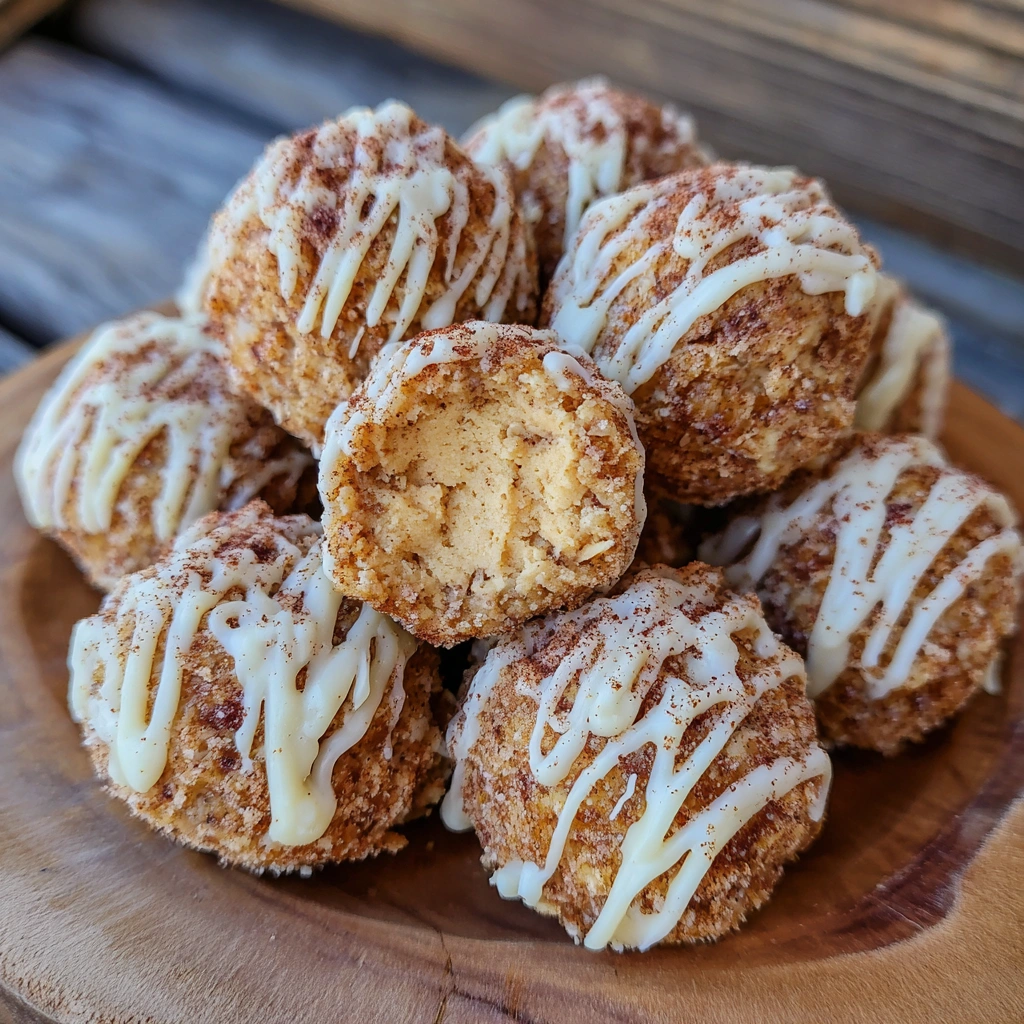 Easy No Bake Pumpkin Cheesecake Balls