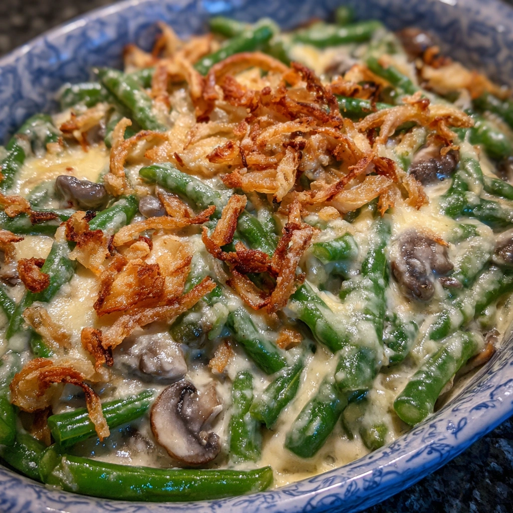 Paula Deen’s Green Bean Casserole