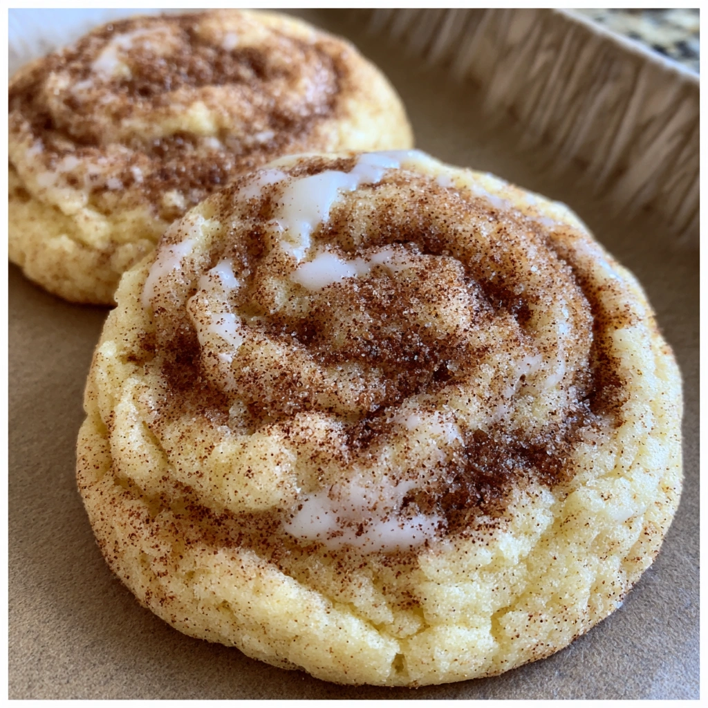 Soft and Chewy Cinnamon Roll Sugar Cookies