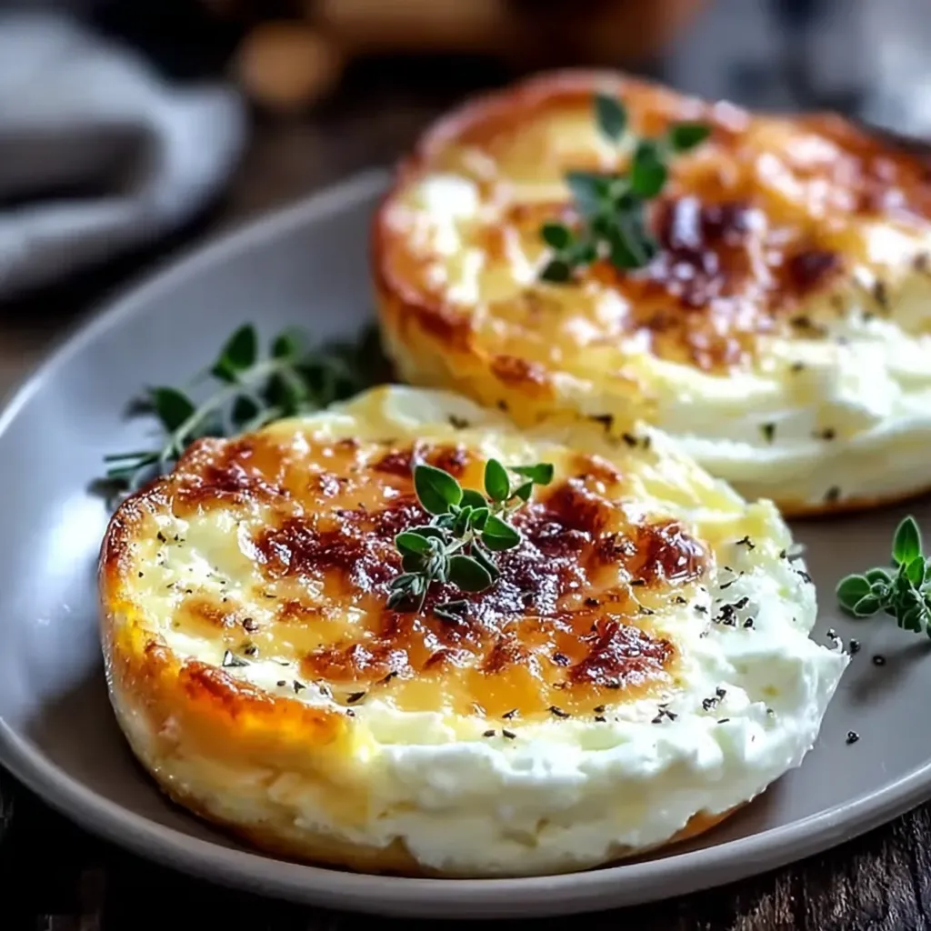 Baked cottage cheese eggs