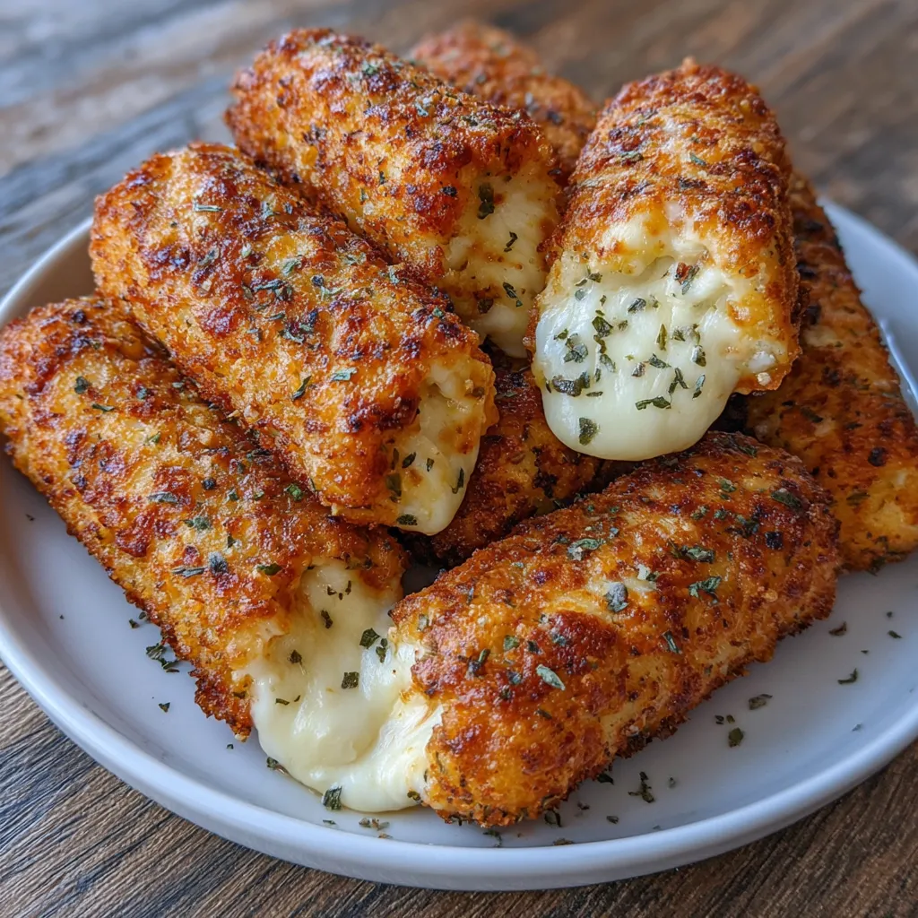 Cheese sticks with dip