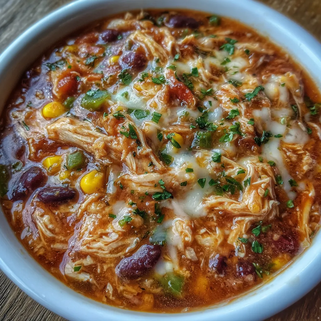 Soup topped with tortilla strips