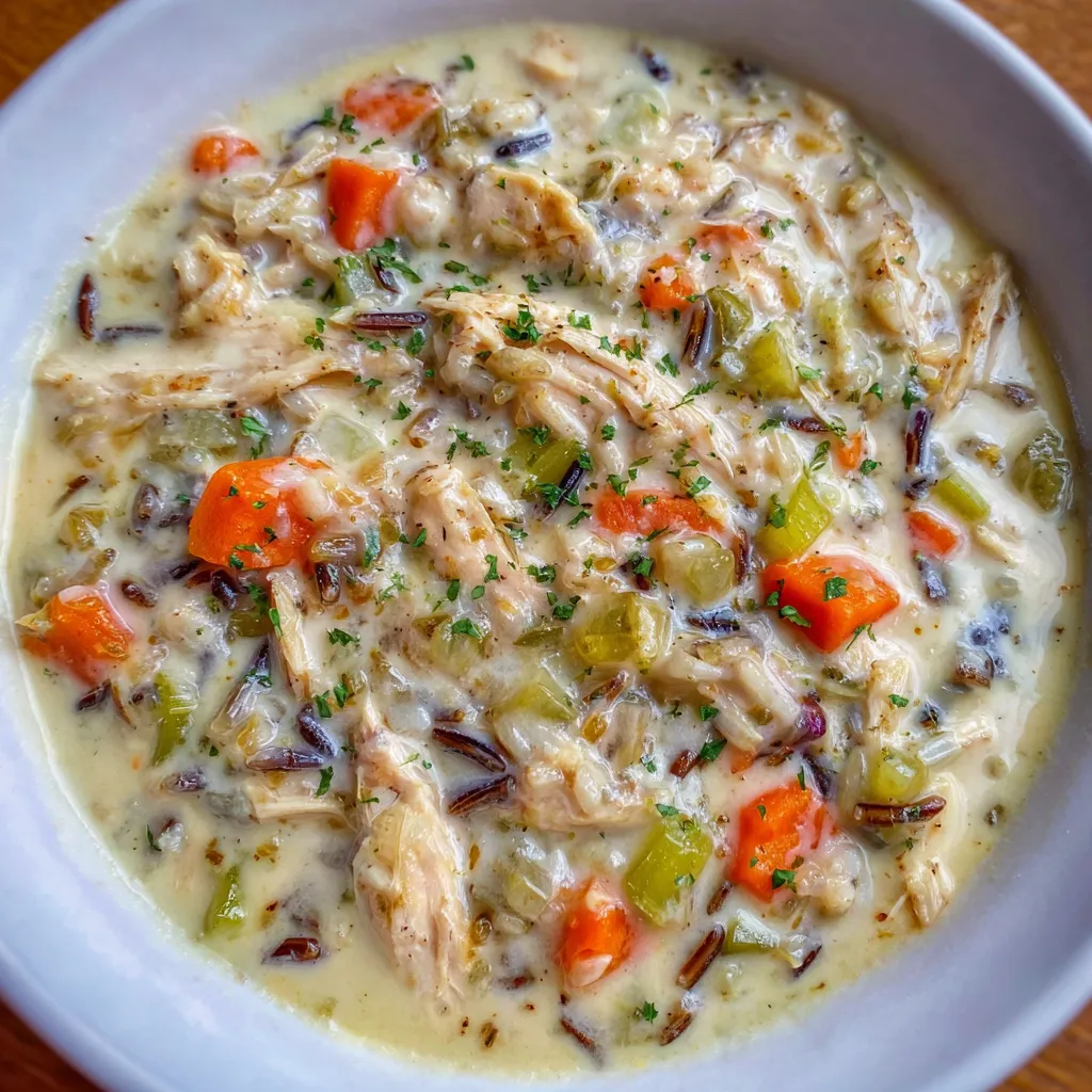 Close-up of soup texture