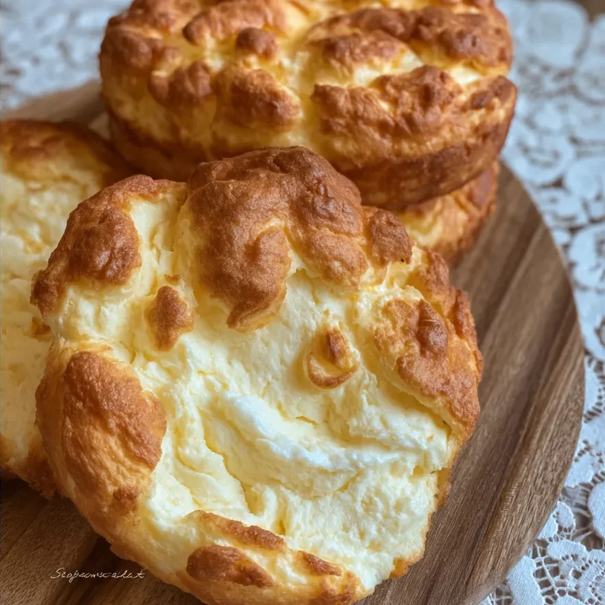 Cloud bread close-up