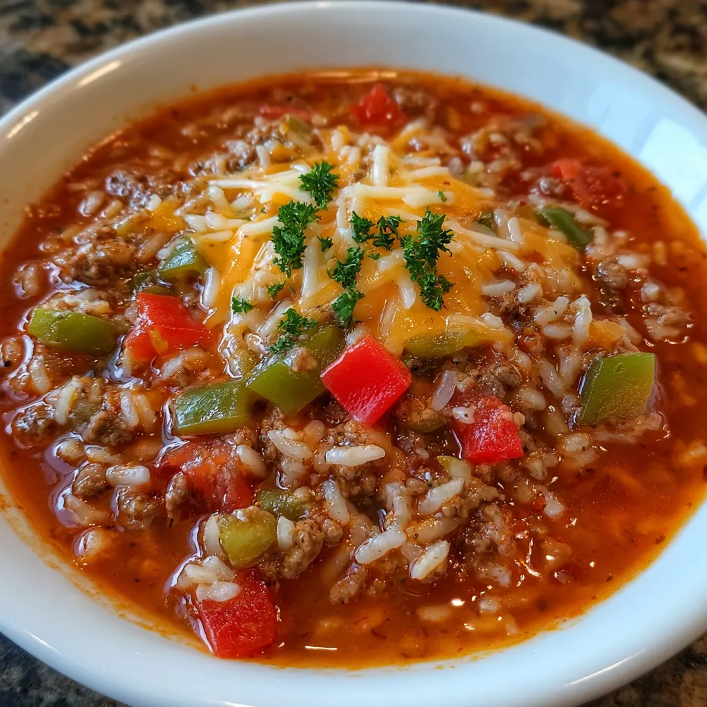 Slow cooker pepper soup