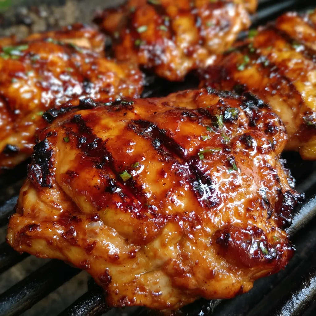 Hawaiian BBQ chicken thighs