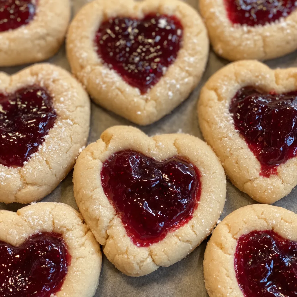 Cookie with powdered sugar topping