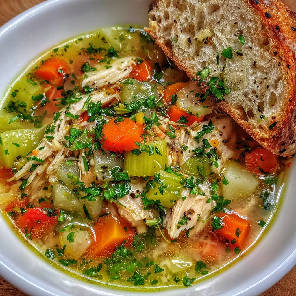 Spoonful of chicken soup