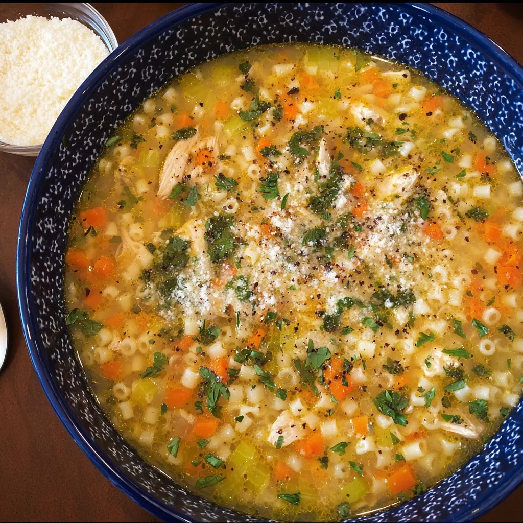 Bowl of Italian Penicillin soup