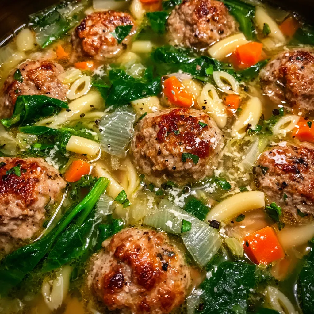 Italian wedding soup bowl