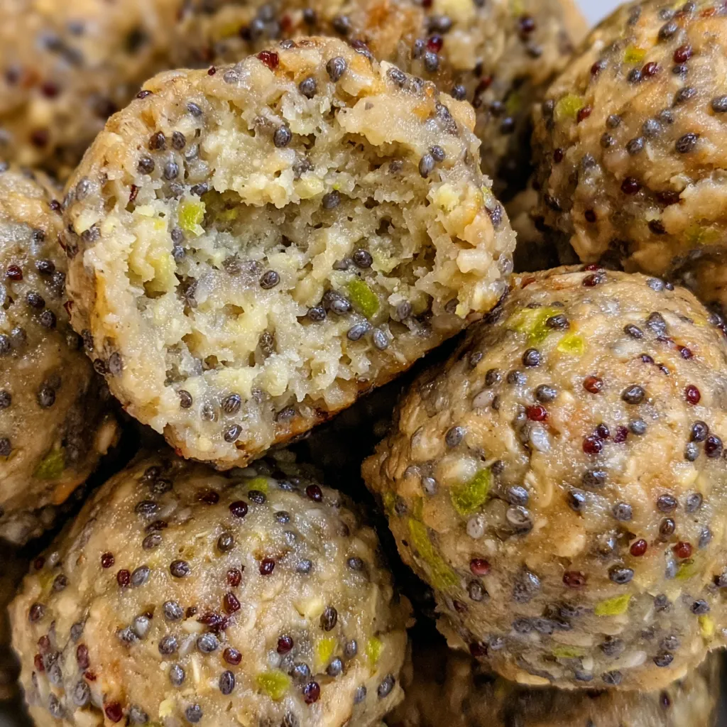 Protein energy bites with lemon