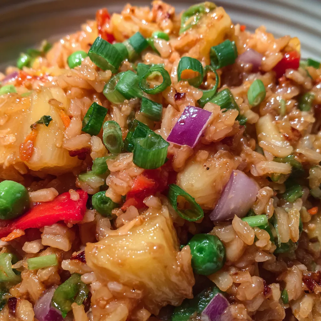 Pineapple fried rice