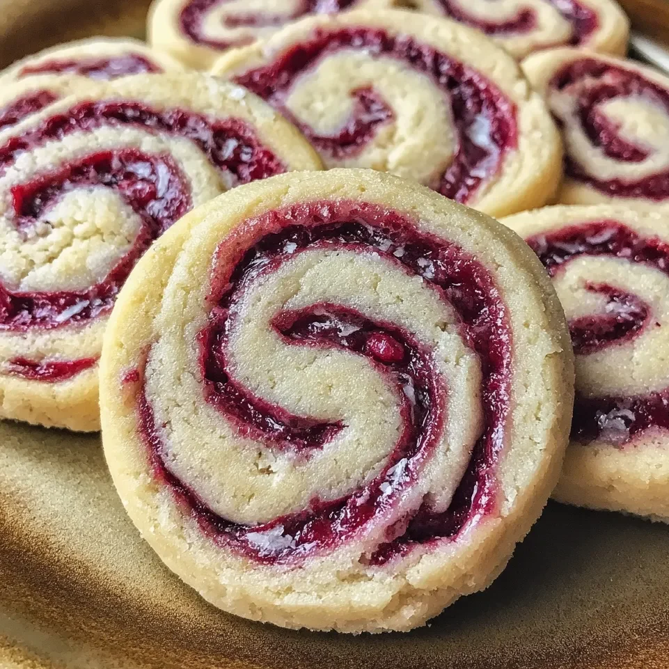 Close-up of swirl cookie