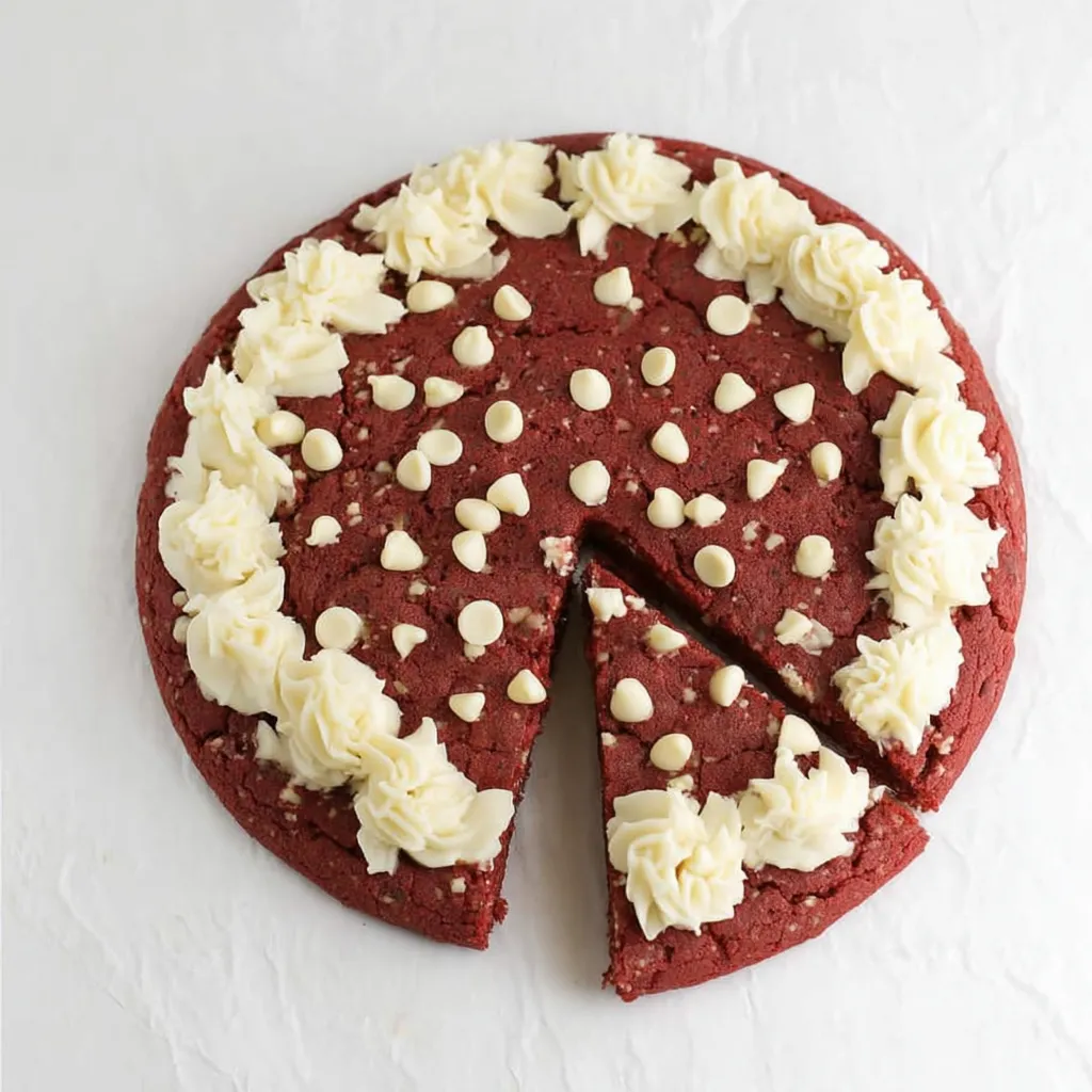 Red velvet cookie cake