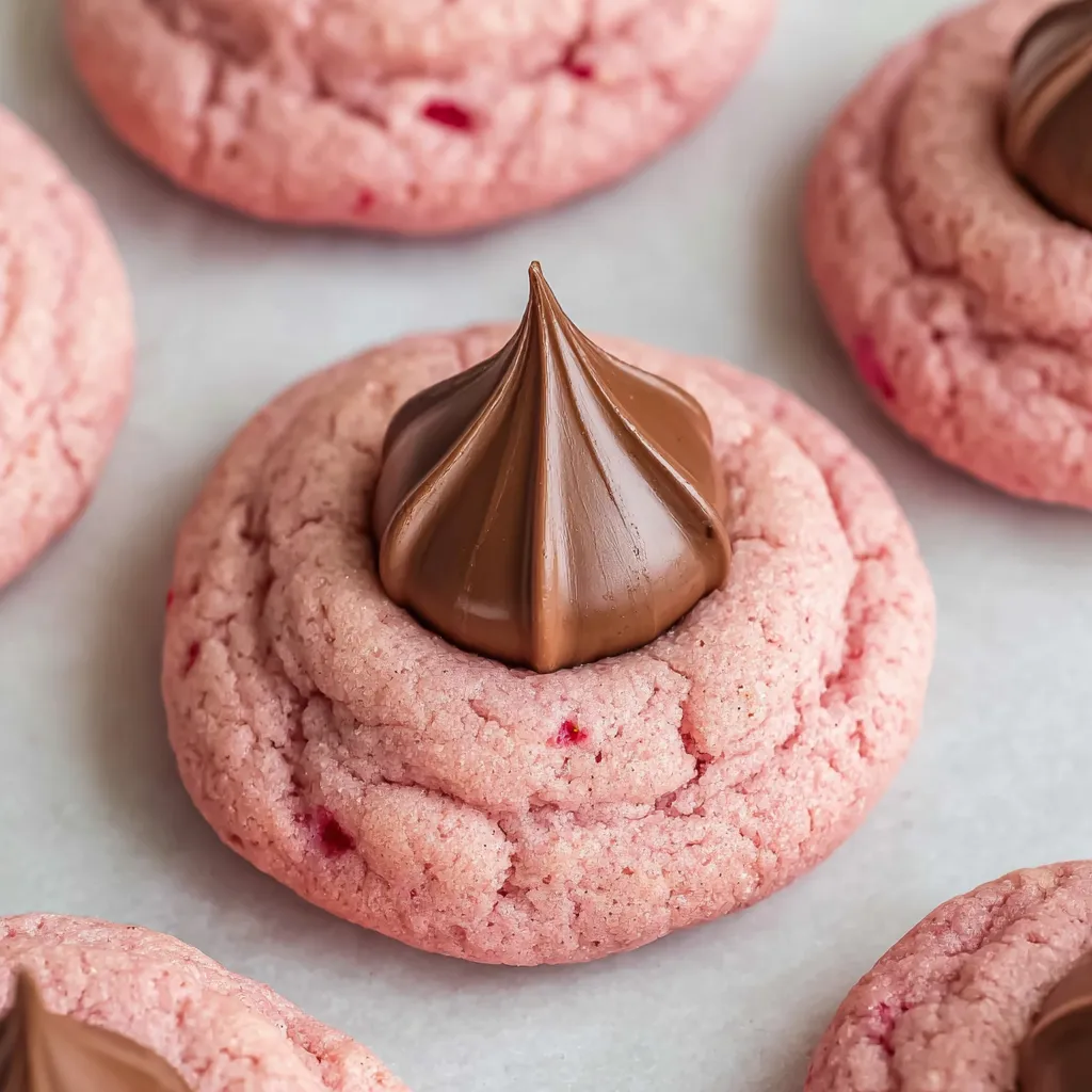 Close-up of kiss cookie