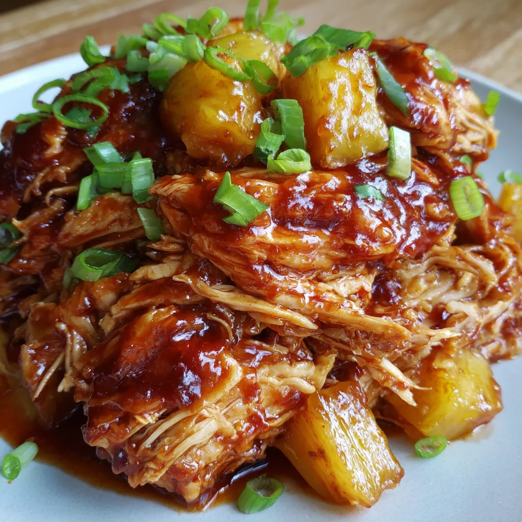 Sweet Hawaiian crockpot chicken