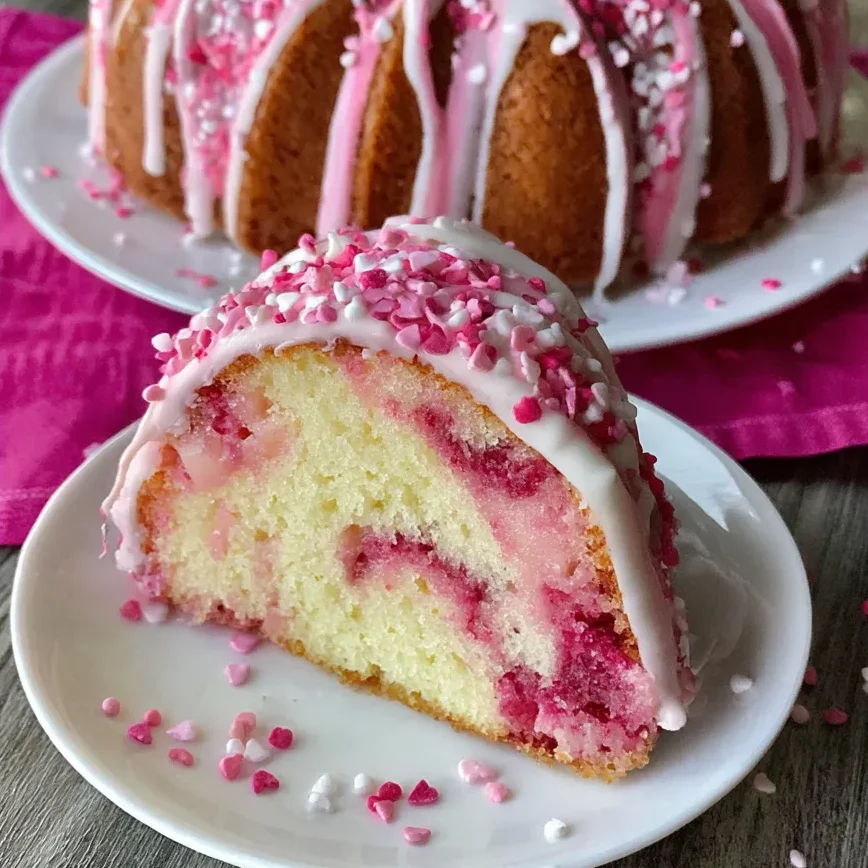 Whole Valentine cake