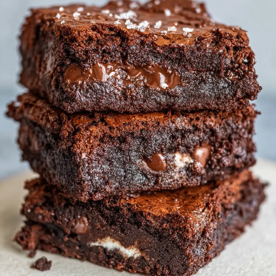 Brownies in baking pan