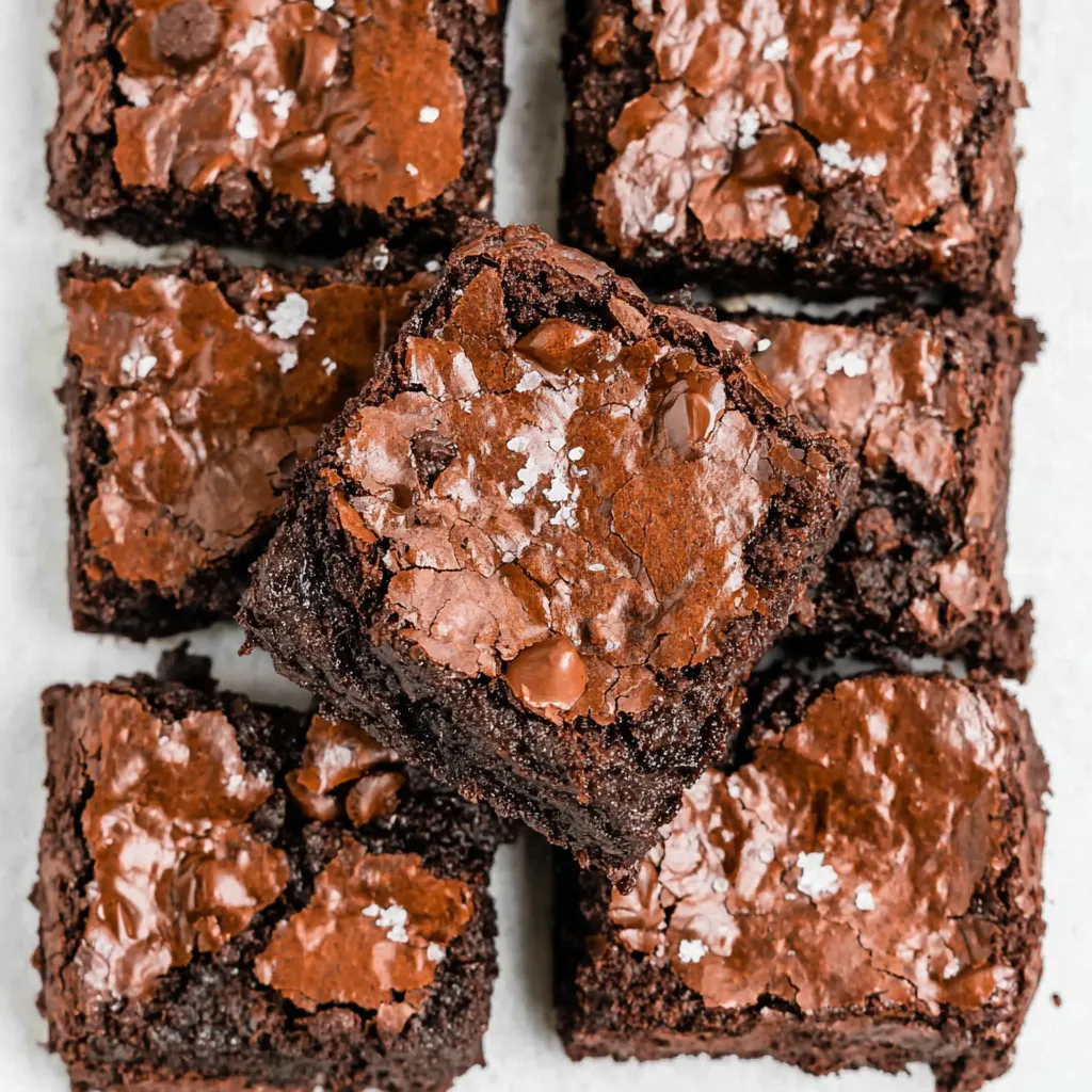 Brownie broken in half