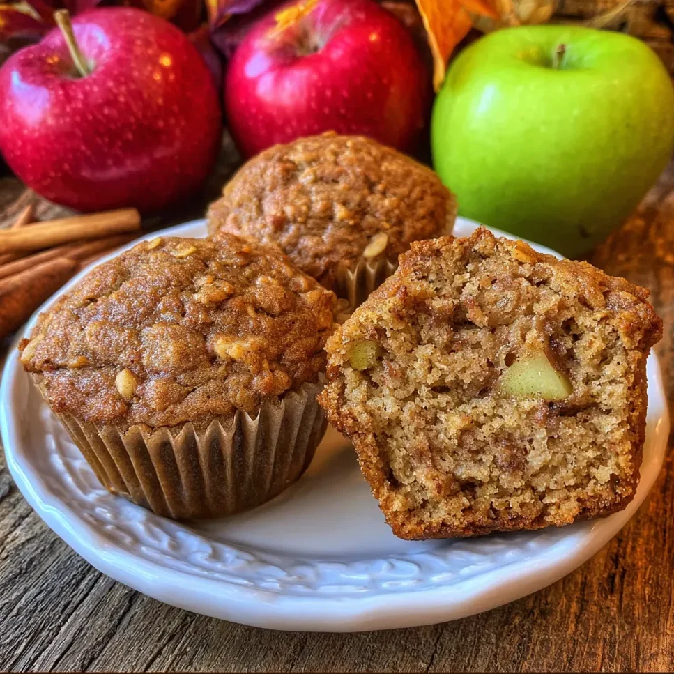 Muffin broken in half