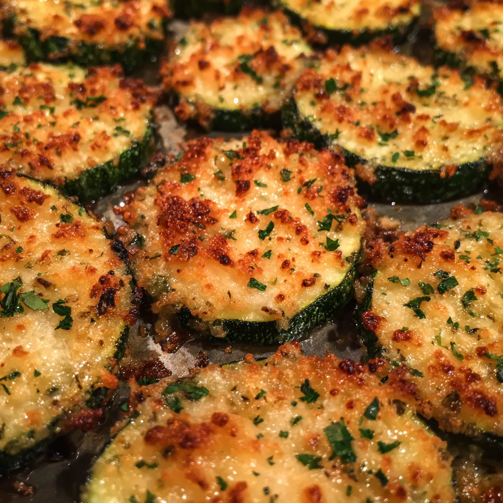 Baked parmesan zucchini