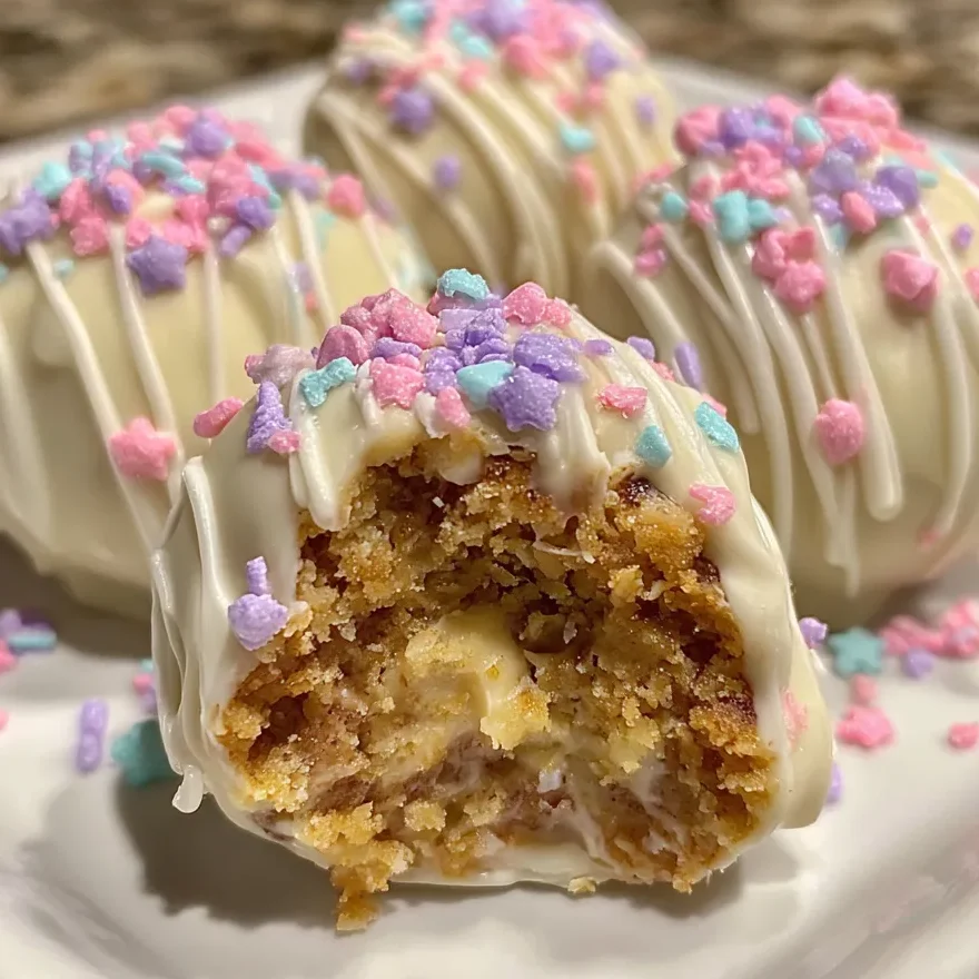 Banana pudding Easter truffles