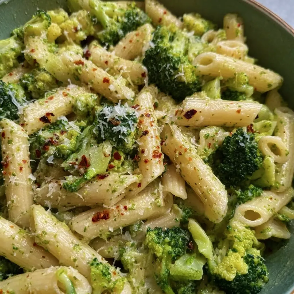 Broccoli garlic pasta