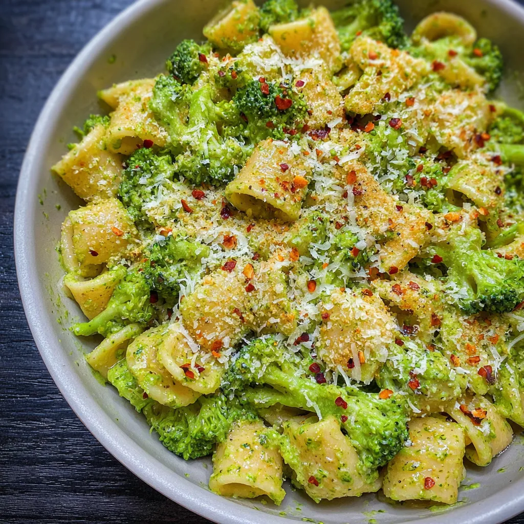 Healthy broccoli pasta