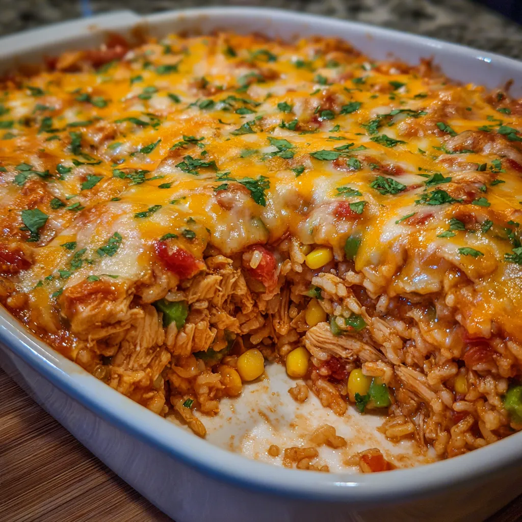 Gluten free chicken enchilada casserole