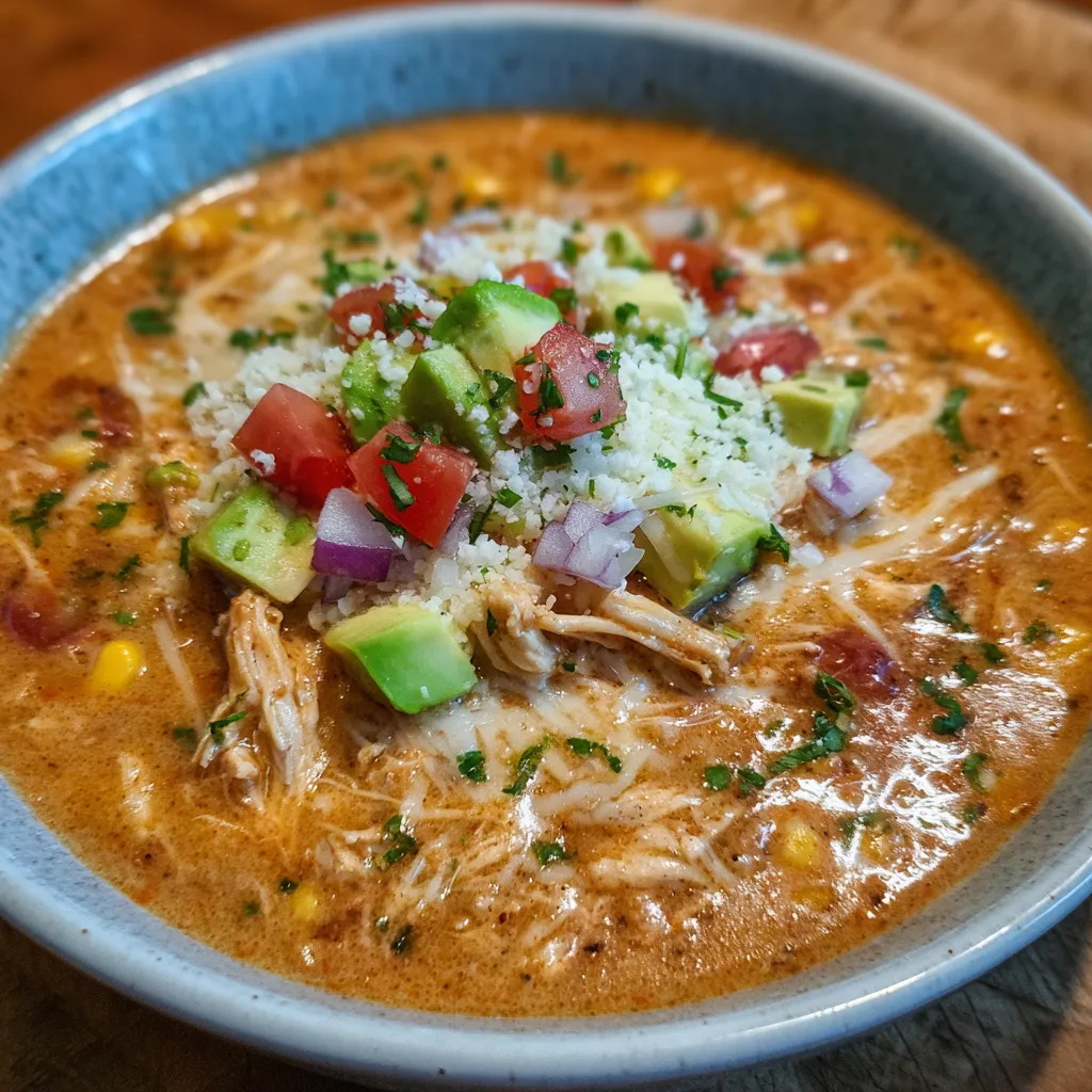 Easy chicken enchilada soup recipe