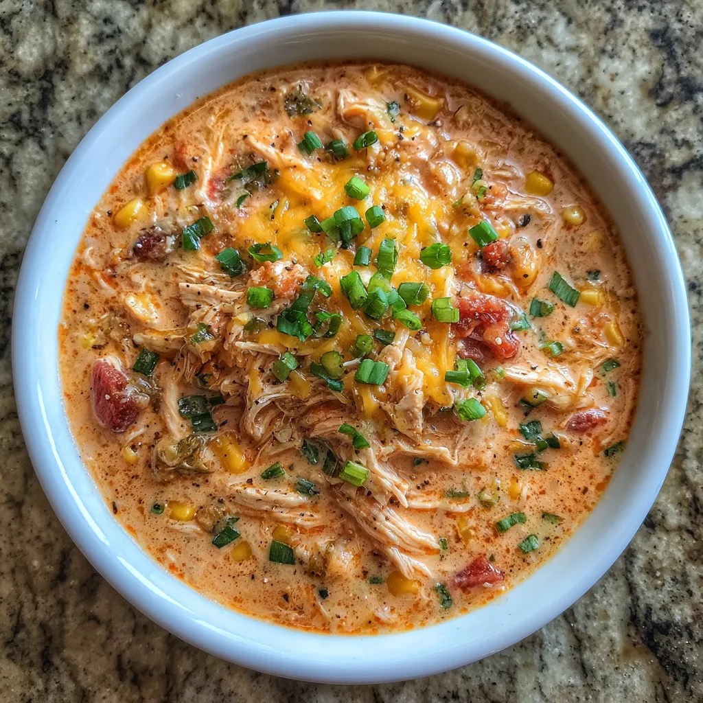 Chicken enchilada soup