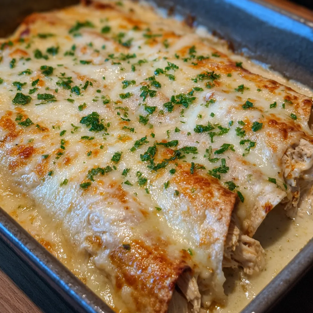High protein chicken enchiladas