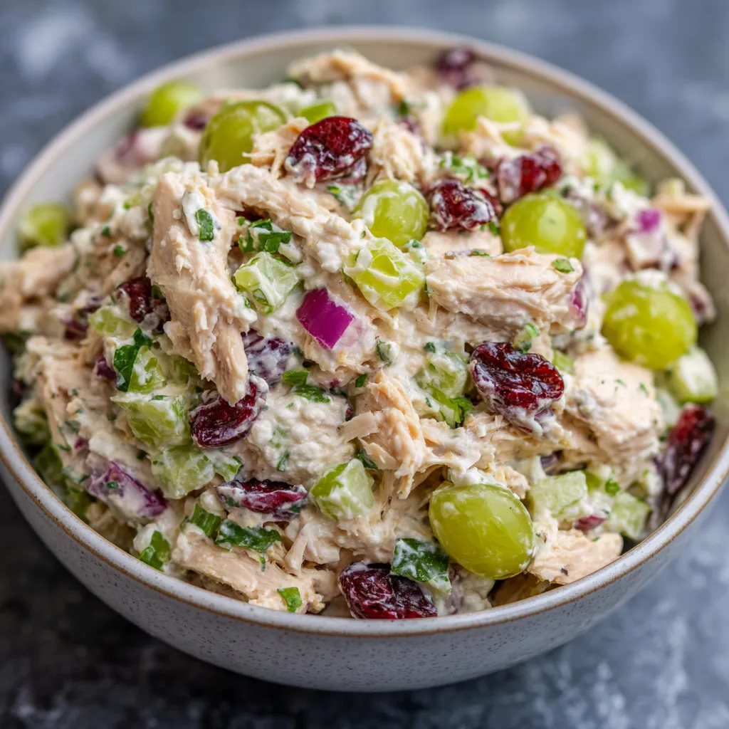 High protein cottage cheese chicken salad