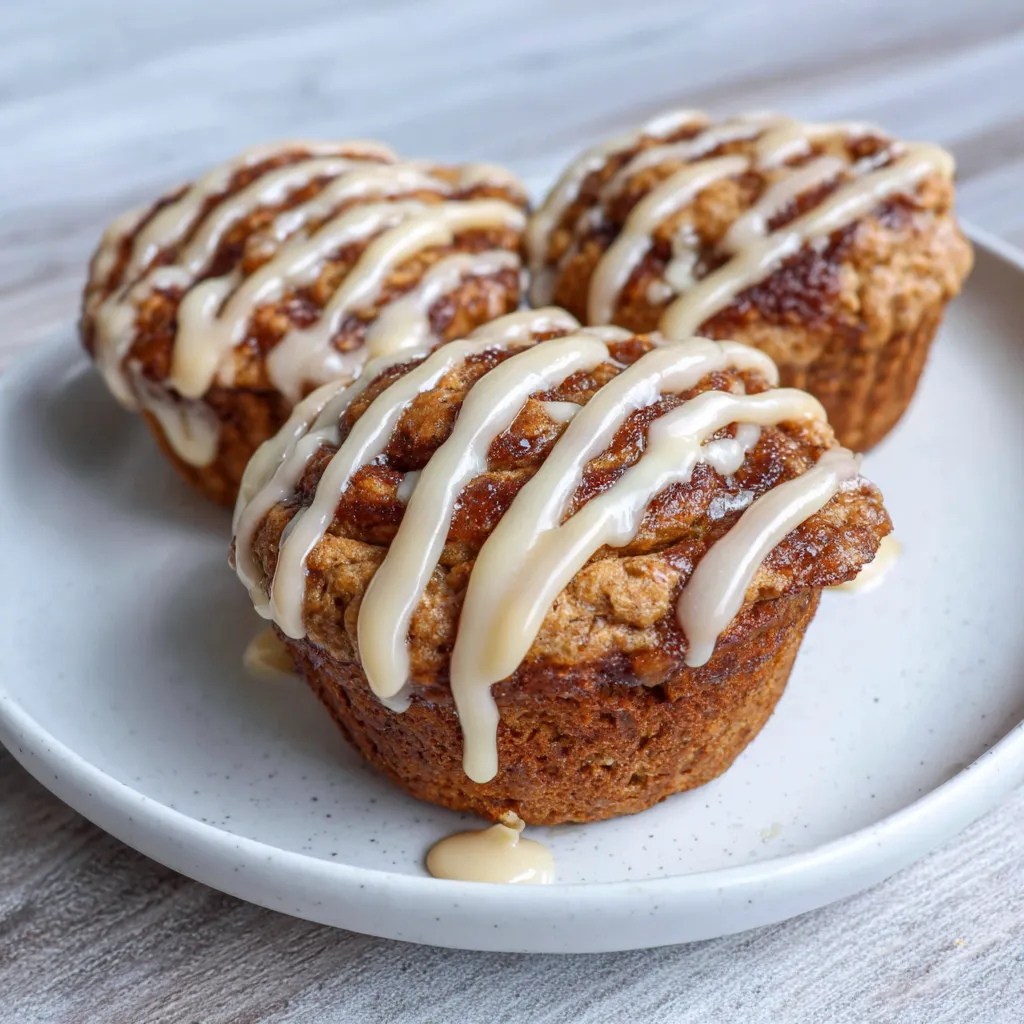 Healthy cinnamon protein muffins
