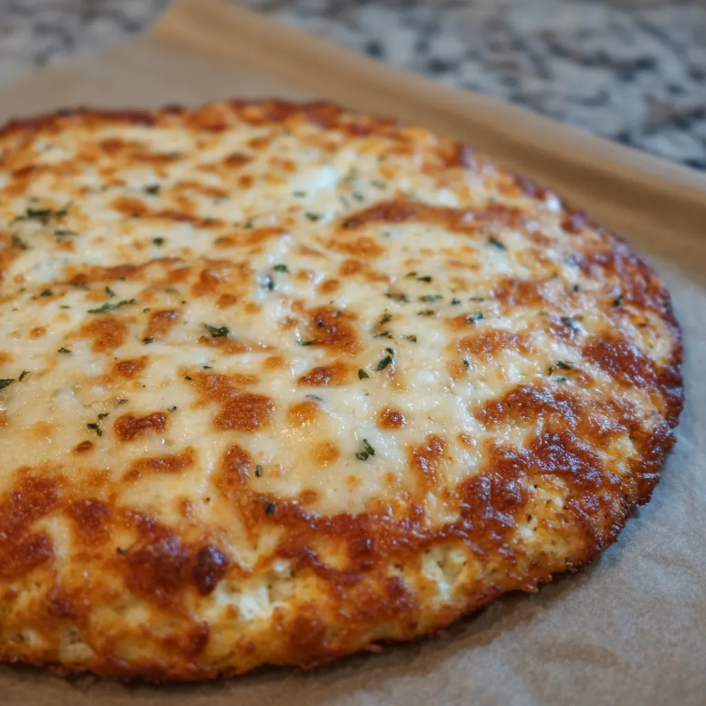 Cottage cheese pizza crust