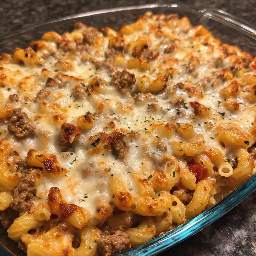 Protein pasta bake with marinara