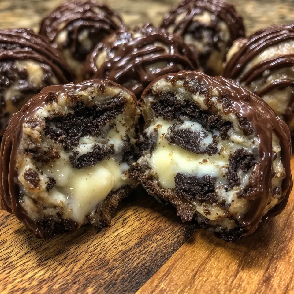 Cookies and cream protein balls