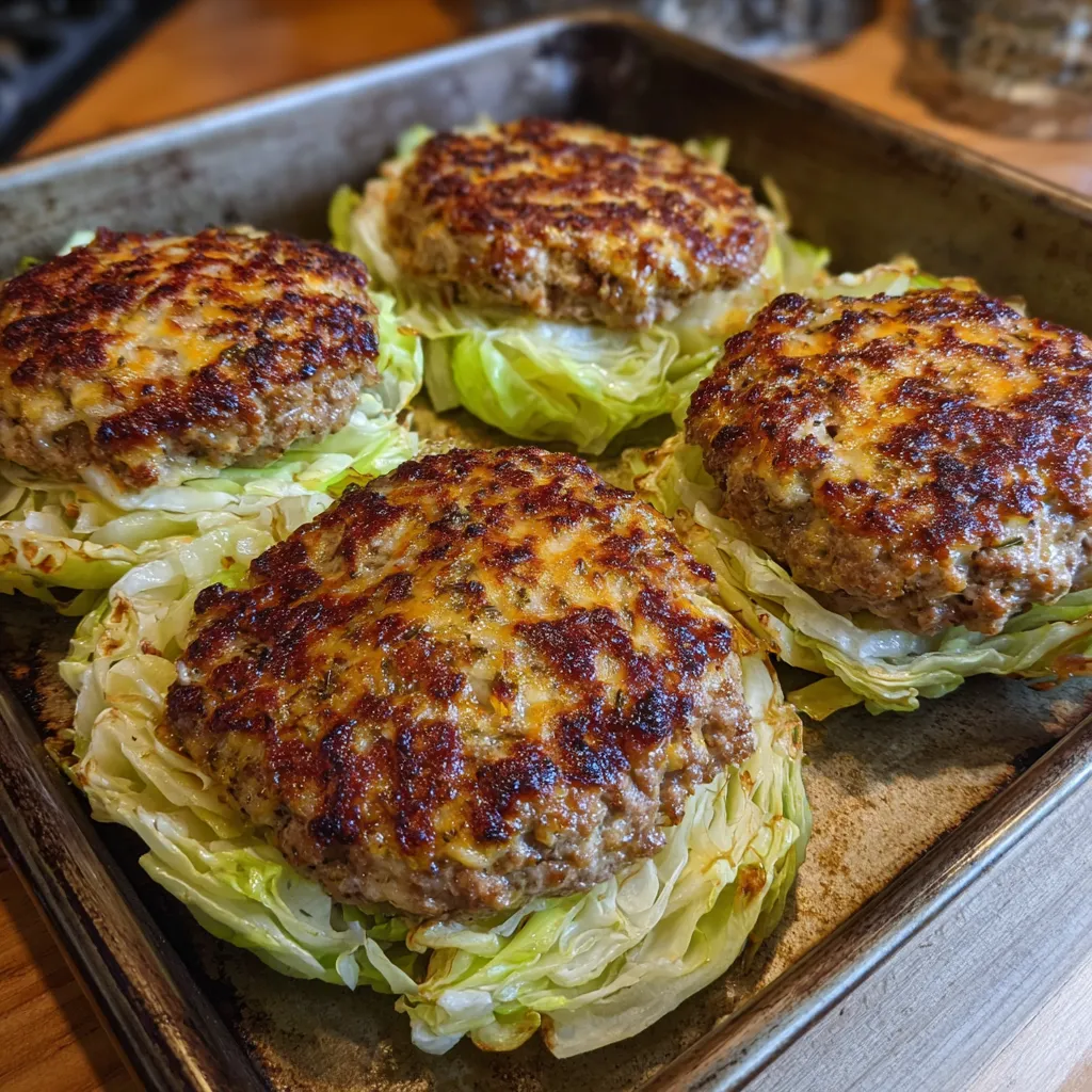 Crispy cabbage burger recipe