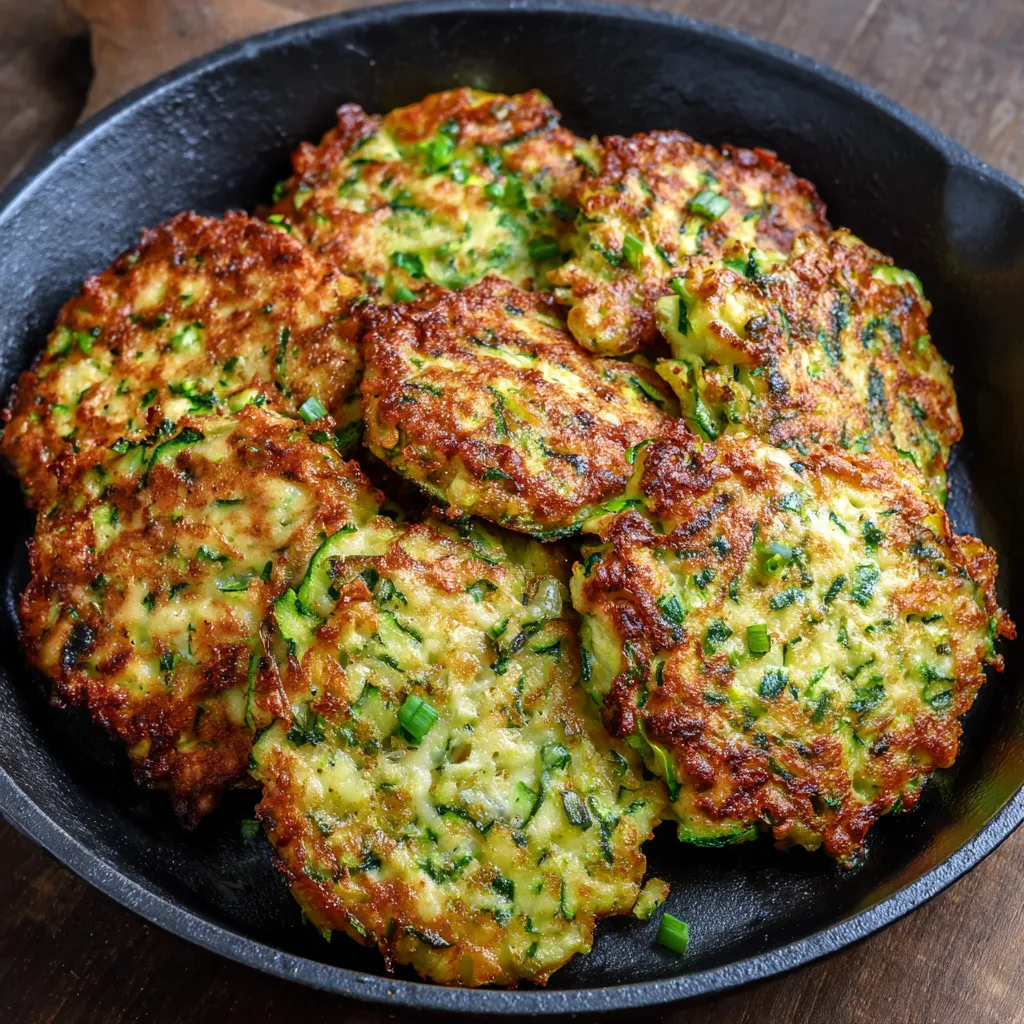 Fritters on plate