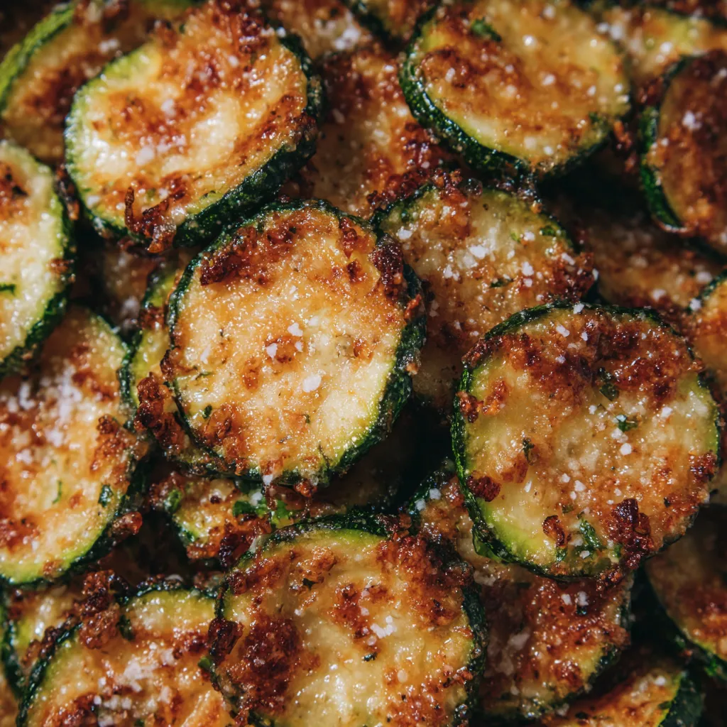 Crunchy zucchini chips bowl