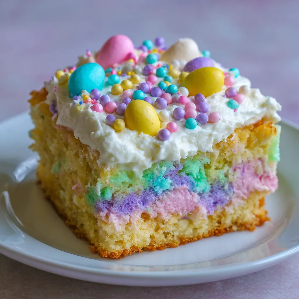 Easter cake decorated