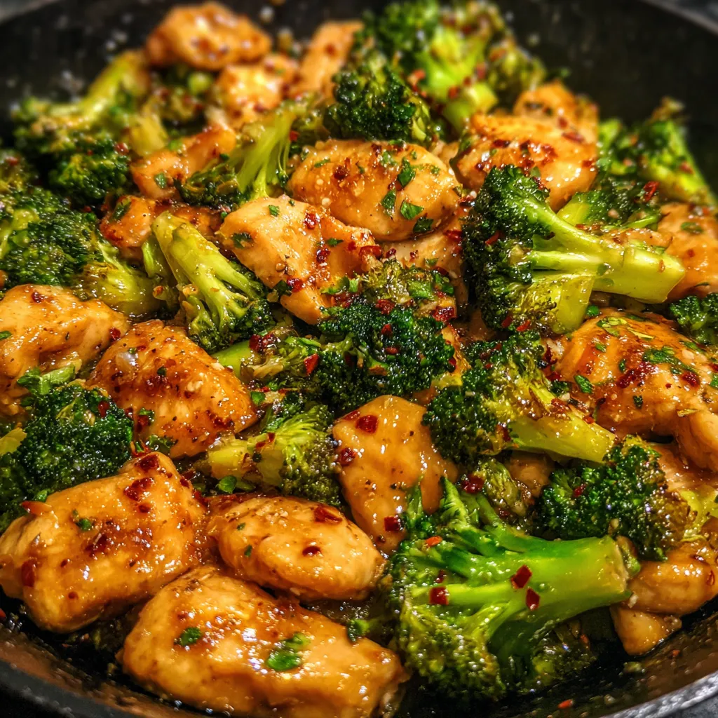 Low carb chicken broccoli
