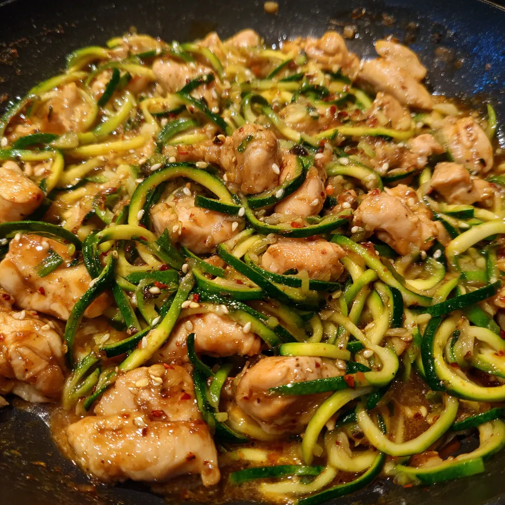 Chicken zucchini skillet