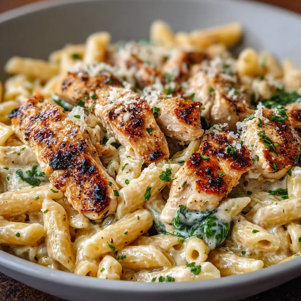 Pasta bowl with chicken