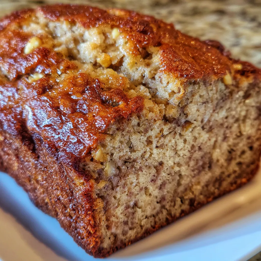 High protein banana bread