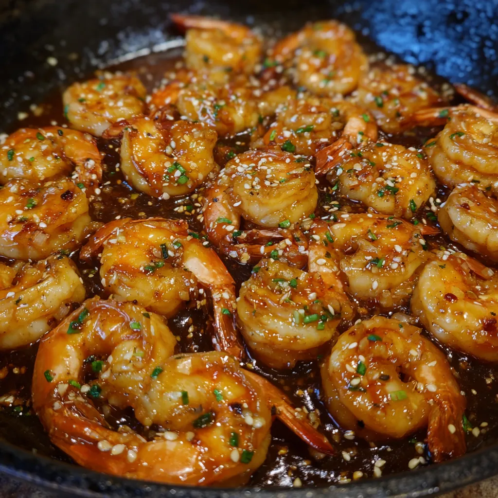 Shrimp served with rice
