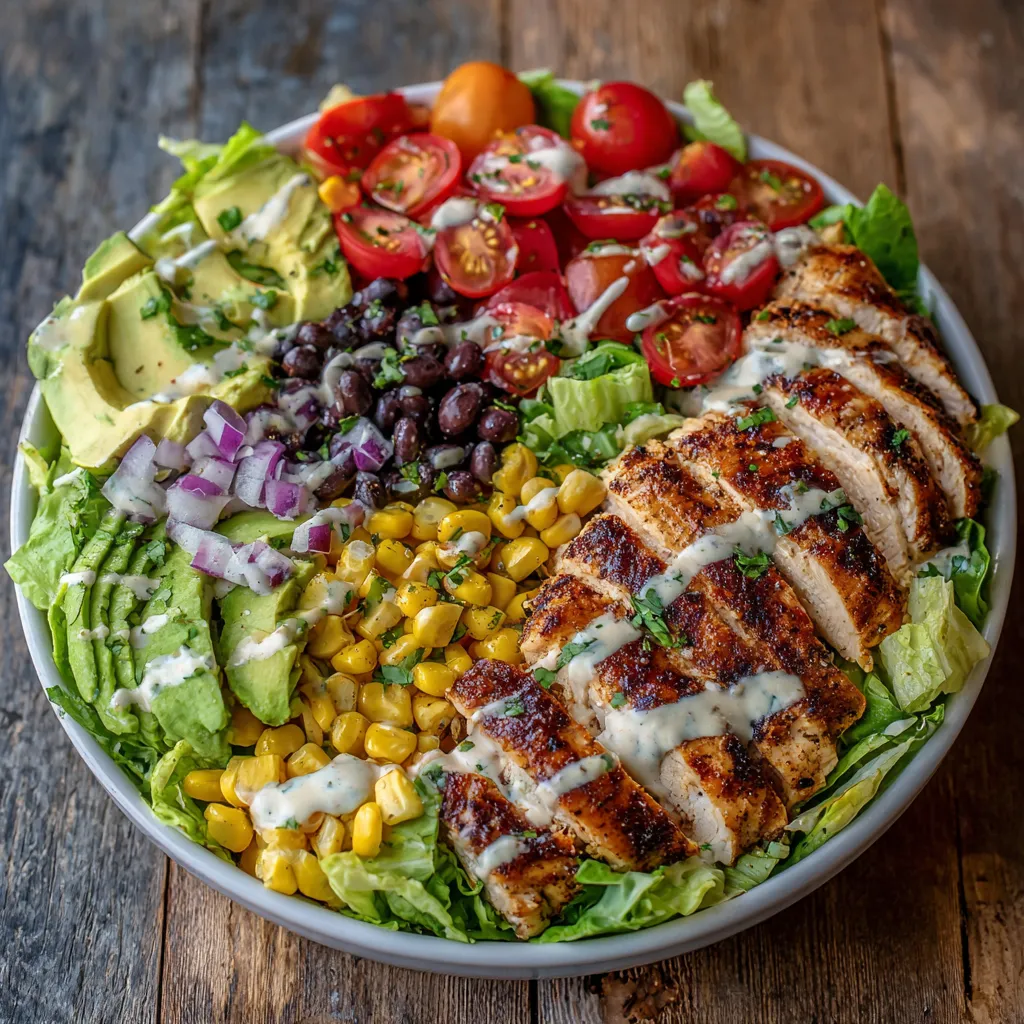Southwest chicken salad bowl