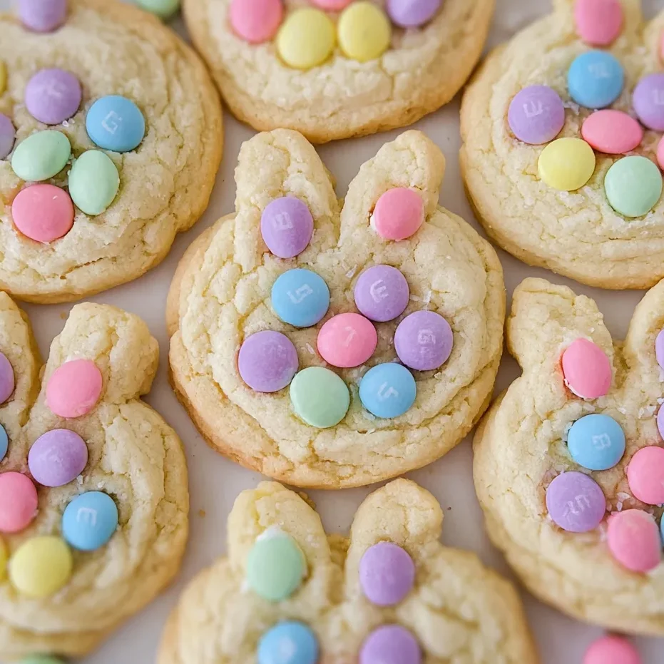 Bunny cookies for Easter